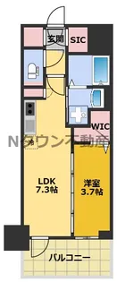 エステムコート名古屋TWIN EAST【5階】の間取り