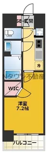 プレサンス名古屋グロウ【3階】の間取り