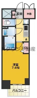 プレサンスTHE久屋大通レジェンド【908号室】の間取り