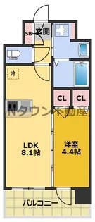 ディアレイシャス矢場町【15階】の間取り