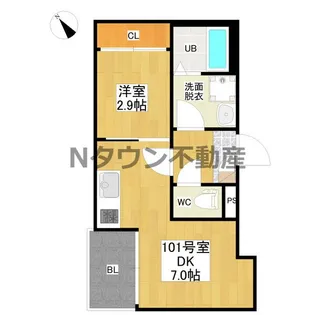 R-SMART 新栄2【1階】の間取り