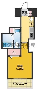 エステムコート名古屋泉プラチナムゲート【7階】の間取り