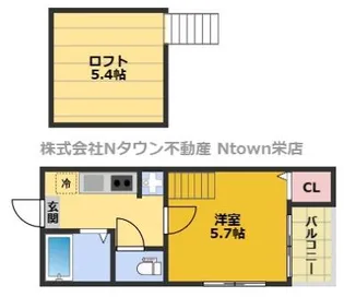 TKロイヤルコーポ【2階】の間取り