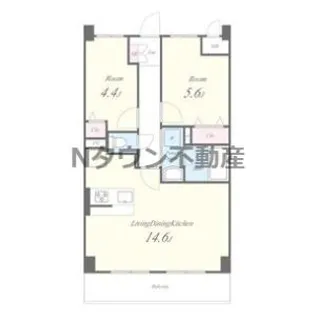 Le・Ciel徳川(ルシエル徳川)【402号室】の間取り