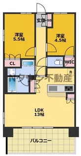 Alivis金山East【10階】の間取り