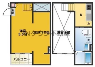 ティーダⅡ【2階】の間取り