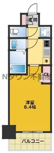 ディアレイシャス浅間町【4階】の間取り