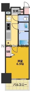 ディアレイシャス名古屋ステーション【2階】の間取り