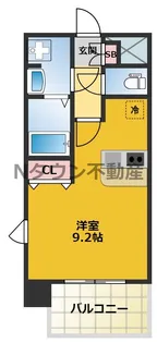 プレサンス名古屋STATIONアライブ【5階】の間取り