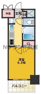 プレサンス大須観音駅前サクシード【12階】の間取り