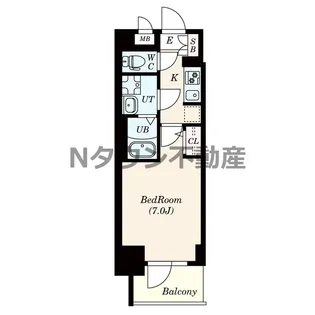 S-RESIDENCE名駅太閤【13階】の間取り