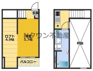 IRIS Garden【1階】の間取り