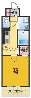 プレミアムコート新栄【7階】の間取り