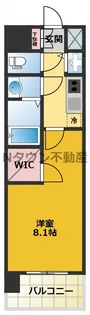 プレサンスジェネ丸の内【9階】の間取り
