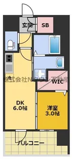 エステムコート名古屋ルノン【4階】の間取り