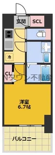S-RESIDENCE上前津South【4階】の間取り