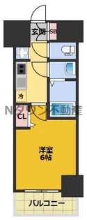 プレサンス名古屋ルーカス【12階】の間取り
