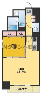 グラディアン大曽根【6階】の間取り