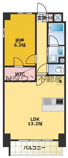 ムーランマグノリア【602号室】の間取り