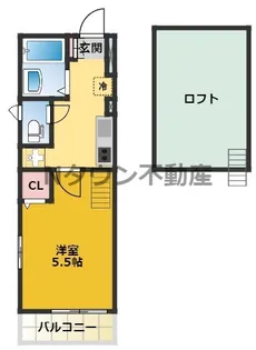 TKロイヤルコーポ【2階】の間取り
