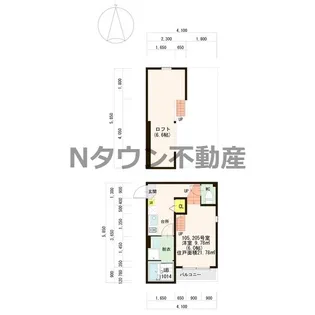 ベルフォーレ【1階】の間取り
