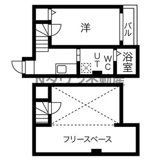 1Kの間取り画像