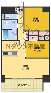 JS御園通【10階】の間取り