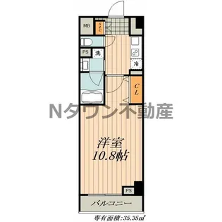 ロイヤルカーサ千種【202号室】の間取り