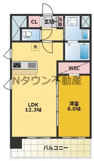 S-FORT大須観音【14階】の間取り