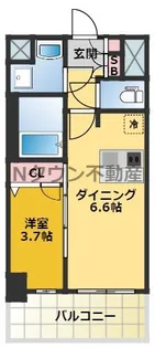 メイクスデザイン名駅南【9階】の間取り