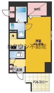 プレサンス桜通ザ・タイムズ【9階】の間取り