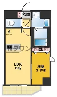 メイクス城西レジデンス【15階】の間取り