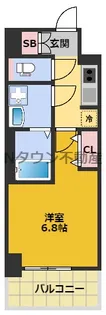 S-RESIDENCE鶴舞駅前【13階】の間取り