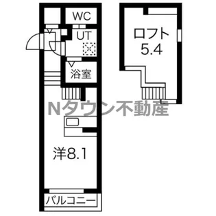 ウェルストン車道【1階】の間取り