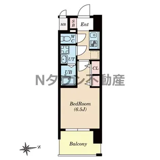 CREST TAPP平安通【1206号室】の間取り