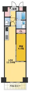 Primal千種stelo【3階】の間取り