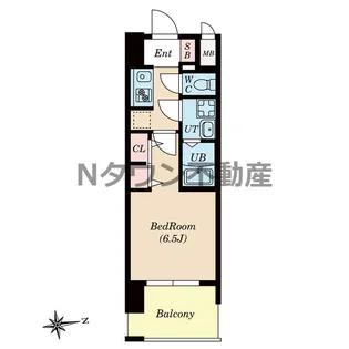 CREST TAPP平安通【1208号室】の間取り