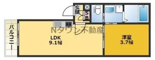 コンパートハウス大曽根【3階】の間取り