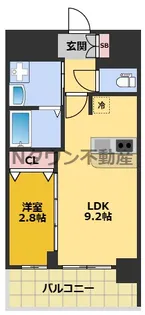 メイクスアート上前津Ⅵ【15階】の間取り