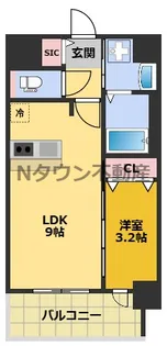 メイクスアート大曽根【5階】の間取り