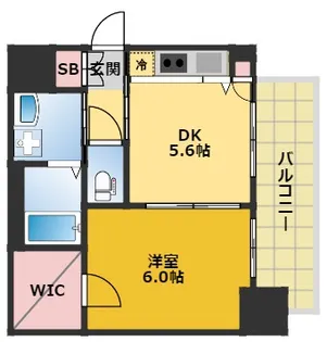 エステムプラザ名古屋駅前プライムタワー【3階】の間取り