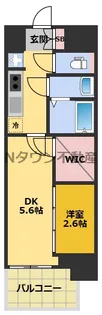 エステムコート名古屋新栄Ⅵ アートテラス【11階】の間取り