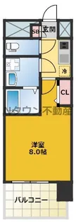 プレサンス久屋大通セントラルパーク【14階】の間取り