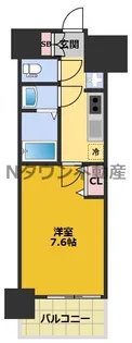 ディアレイシャス名古屋中村公園【6階】の間取り