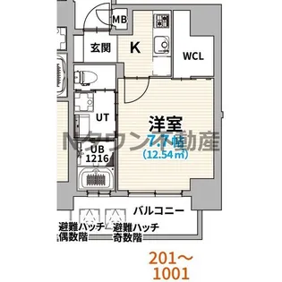 GranVia丸の内【4階】の間取り