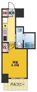 エステムコート名古屋千種グレイス【15階】の間取り