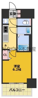プレサンス太閤通駅前デュプル【2階】の間取り