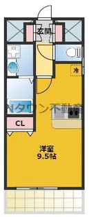 プレサンス名古屋駅前【10階】の間取り