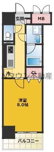 グランメゾン黒川【5階】の間取り
