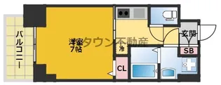 S-RESIDENCE平安通【6階】の間取り